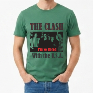 Camiseta The Clash - I'm so bored with the USA