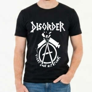 Camiseta Disorder - Fight Junk Not Punk